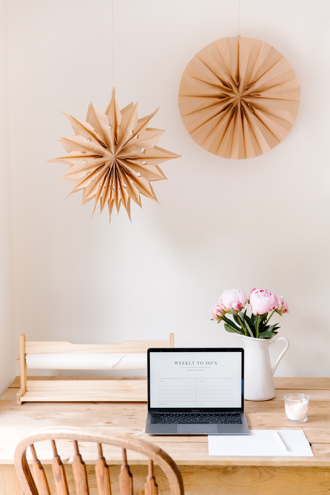 Laptop on Desk